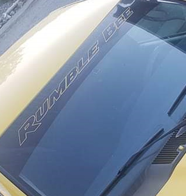 "Rumble Bee" Windshield Banner Decal Dodge Ram Rumble Bee